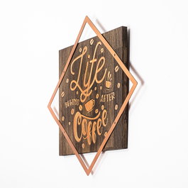Wallity Life Begins After Coffee - Cobre